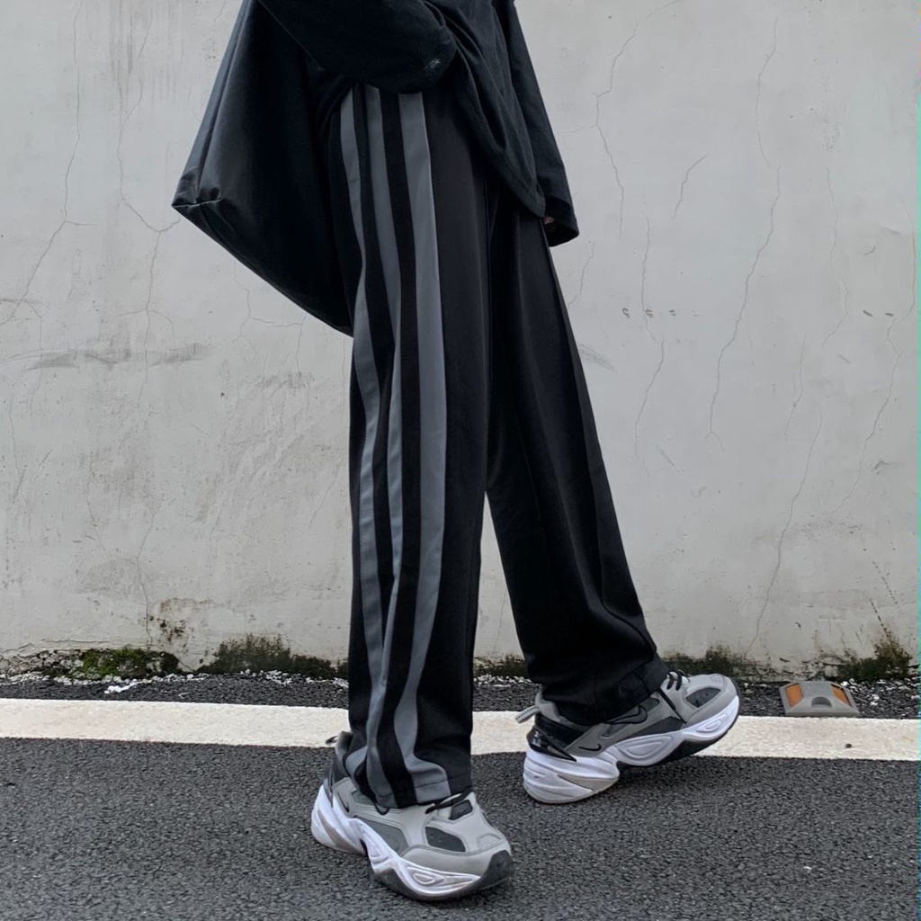 Jiashucheng Quần Dài Lưng Cao Ống Rộng Thời Trang Xuân Hè Cho Nữ Sinh