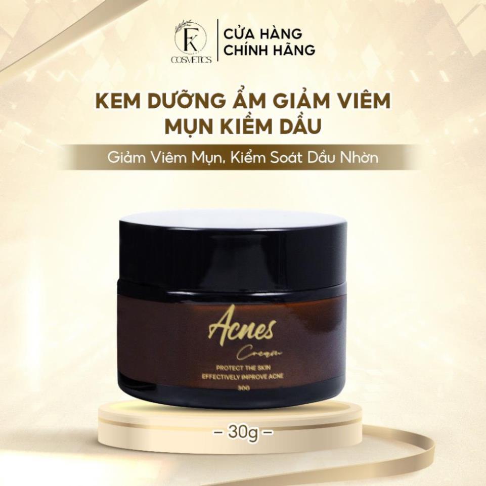 Kem Dưỡng Ẩm Fuka Cosmetics - Kem Dưỡng Ẩm Da Mặt Hỗ Trợ Giảm Viêm Giảm Mụn Kiềm Dầu F Cosma Cung Cấp Chất Chống Oxi Hóa