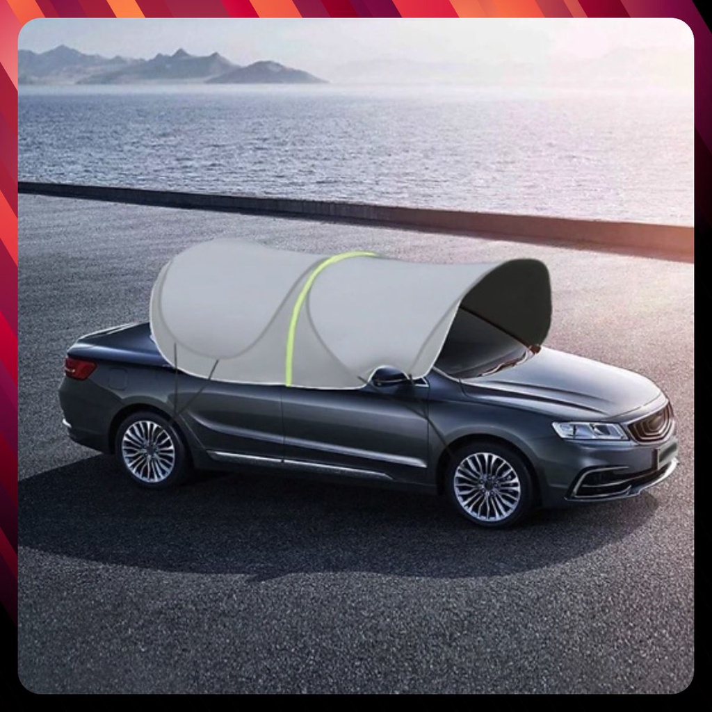 Bạt phủ che nắng ô tô Tự Bung Double O chống nắng chống mưa hiệu quả SUPPER DECOR