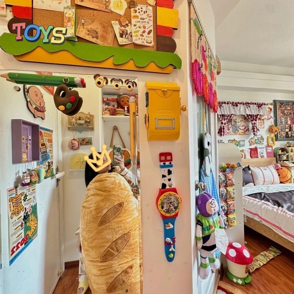 Xiaohongshu Gối Ôm Dài Hình Bánh Mì Có Thể Tháo Rời Và Giặt Rửa