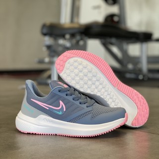 [fullbox] Giày chạy bộ nữ xanh lam đế trắng N111, giầy thể thao tập gym siêu nhẹ