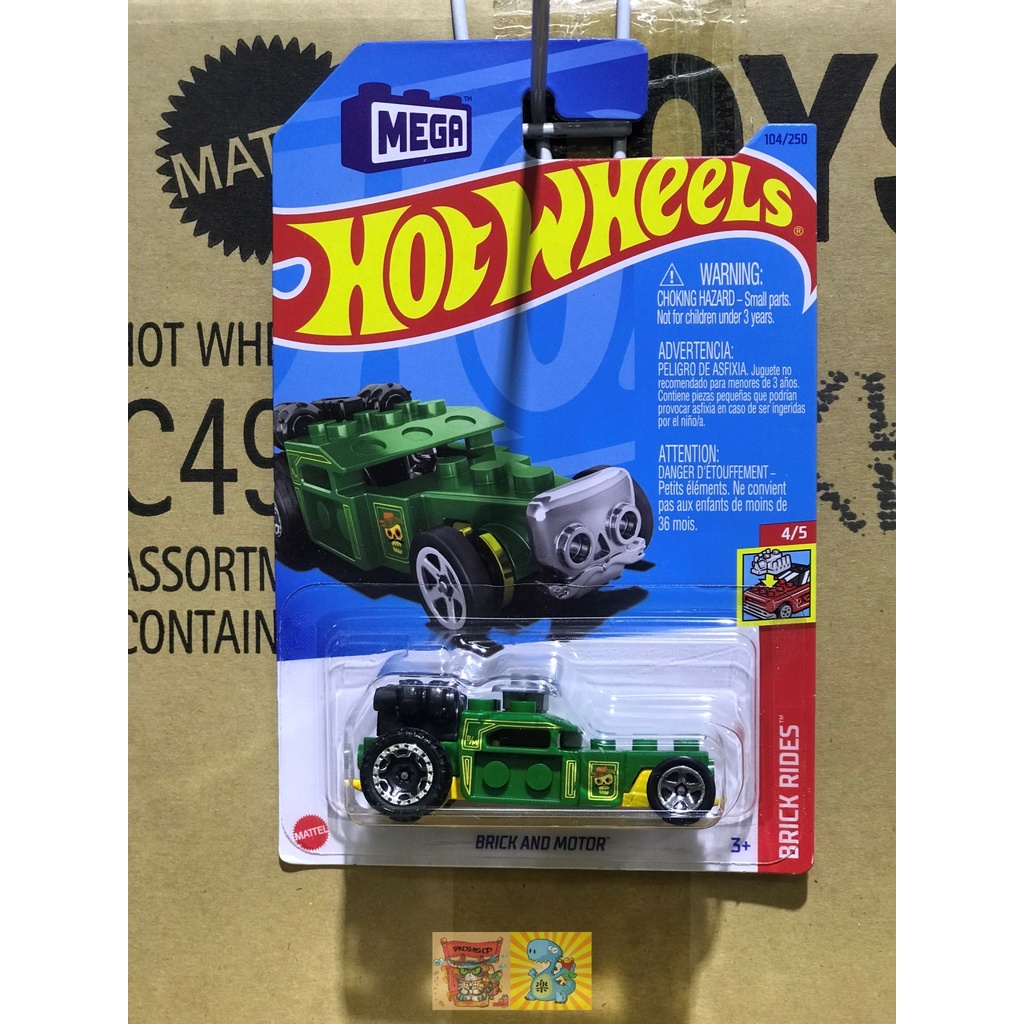 Tanoshii Shop - mô hình xe 1:64 Hot Wheels HKJ88 BRICK AND MOTOR