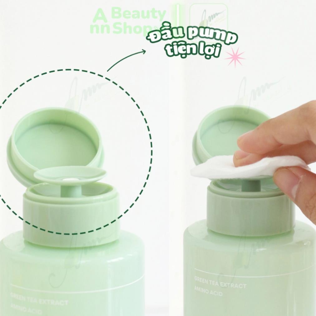 Nước tẩy trang trà xanh Innisfree Green Tea giúp làm sạch da, bổ sung dưỡng chất cân bằng độ ẩm Cleansing Water