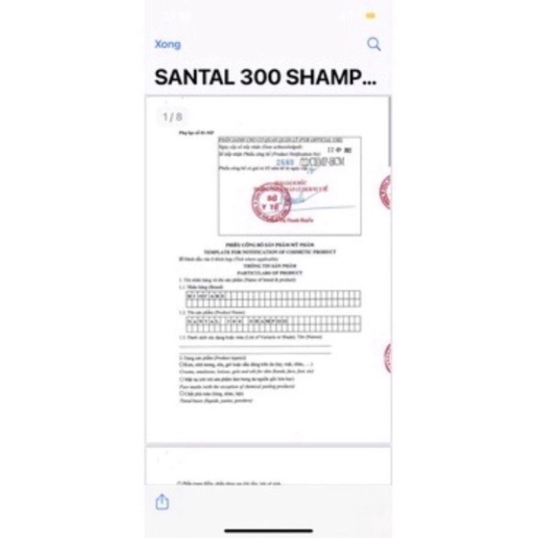 Chính hãng Bio Care Pharma Santal 300 Shampoo 200ml + Qùa tặng - Dầu Gội Dược Liệu giảm gàu, nấm ngứa da đầu
