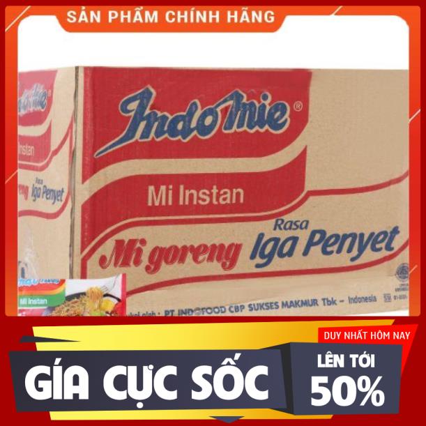 Mì xào khô Goreng Indomie 1 thùng 20 gói