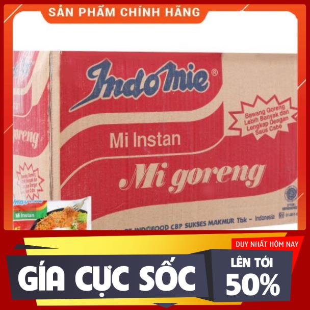 Mì xào khô Goreng Indomie 1 thùng 20 gói