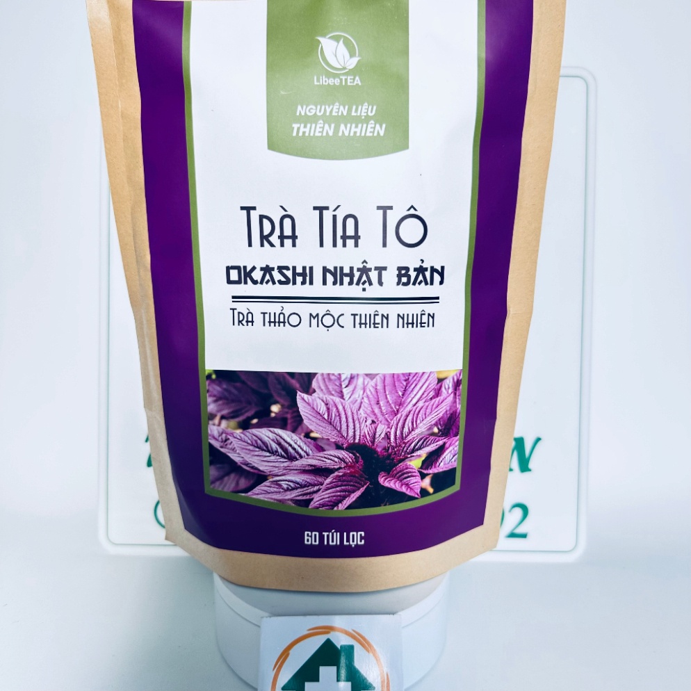 Trà Tía Tô OKASHI Nhật Bản  - Bịch 60 túi lọc