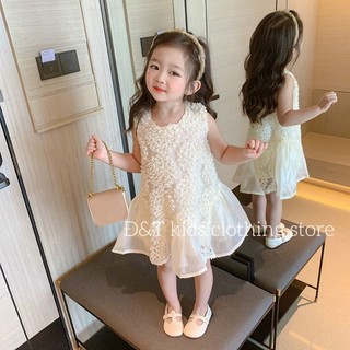 M3-váy ren trắng bé gái 10-30kg