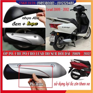 Ốp pô, miếng che pô, thảm cao su lót sàn để chân lắp như zin honda lead 110 scr đời xe từ 2009 – 2012