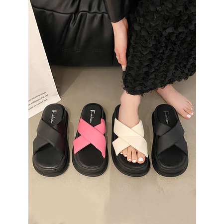 Dép sandal nữ dép nữ thời trang mùa hè đế dày chéo