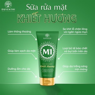 Sữa rửa mặt m1 khiết hương duyên thị bách y sâm - làm sạch da mụn 150ml