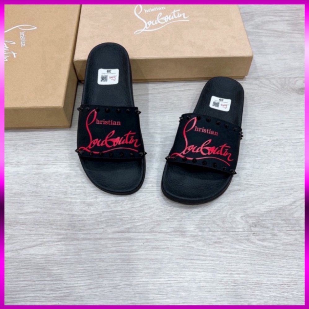 1994 UNI LOVE Dép Nam Nữ LBT đính đinh có hộp kèm siêu nét - Dép lê nam cao cấp vvvvv ABCC 2001