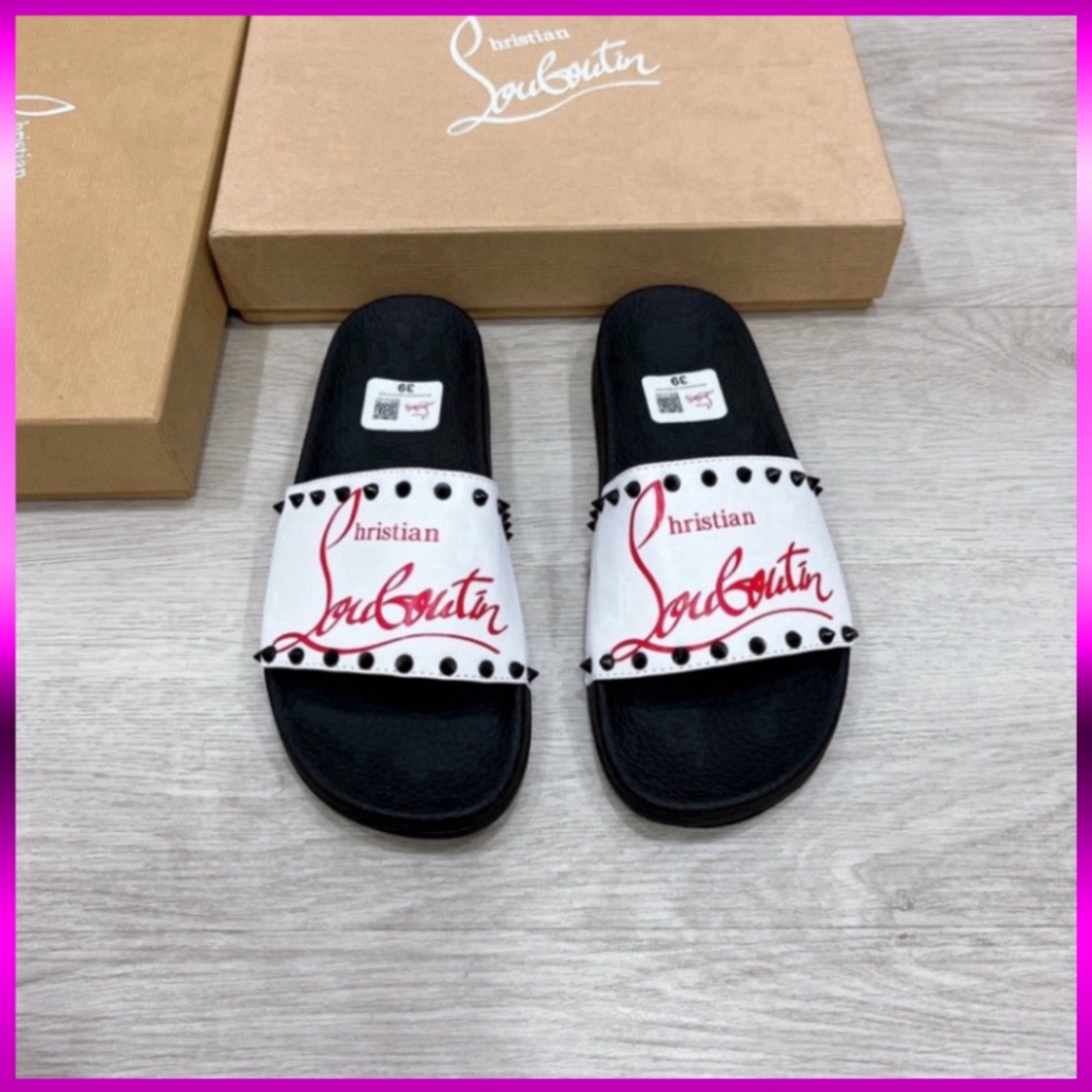 1994 UNI LOVE Dép Nam Nữ LBT đính đinh có hộp kèm siêu nét - Dép lê nam cao cấp vvvvv ABCC 2001