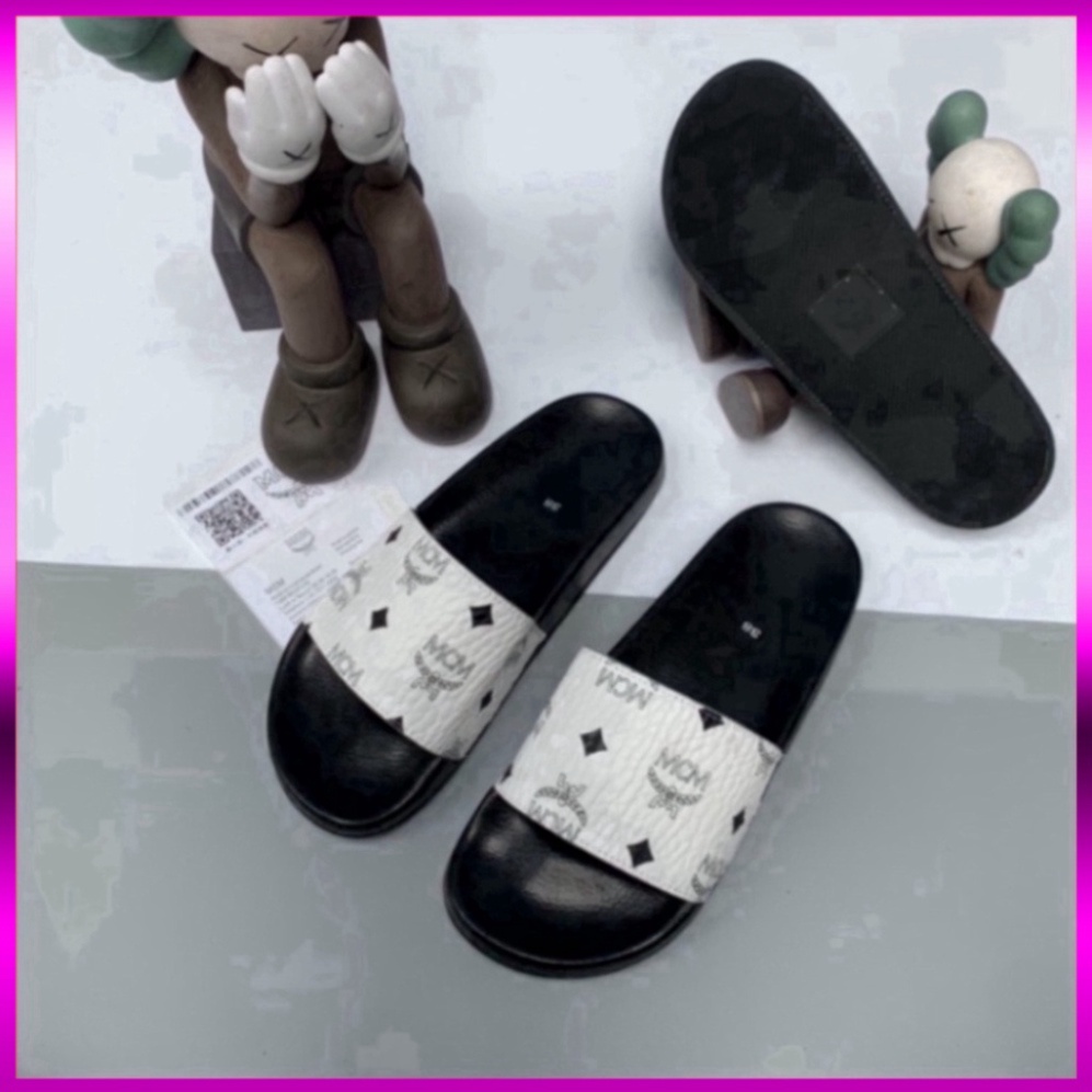 1994 UNI LOVE FREE SHIP Dép lê nam quai ngang in hình MCM - Dép nam quai da  chất Xmenshop Xmenshop3 vvvvv ABCC 2001