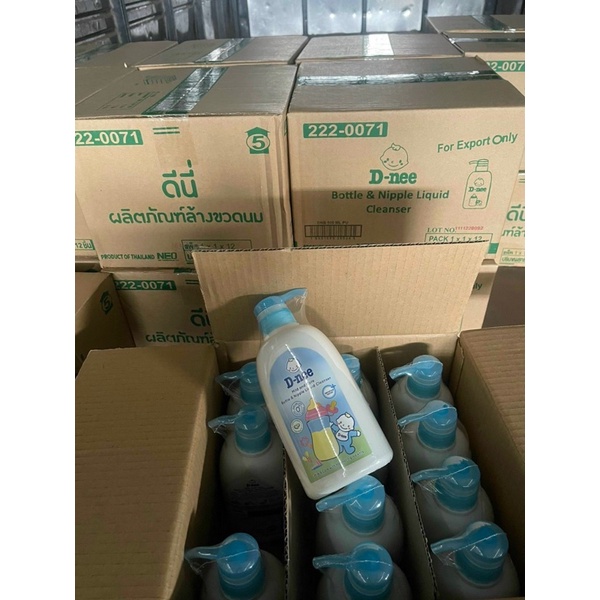 Nước rửa bình sữa dnee chai trắng 500ml/chai xanh 620ml