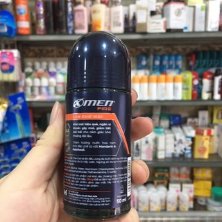 Lăn khử mùi X-Men Fire Active chai 50ml