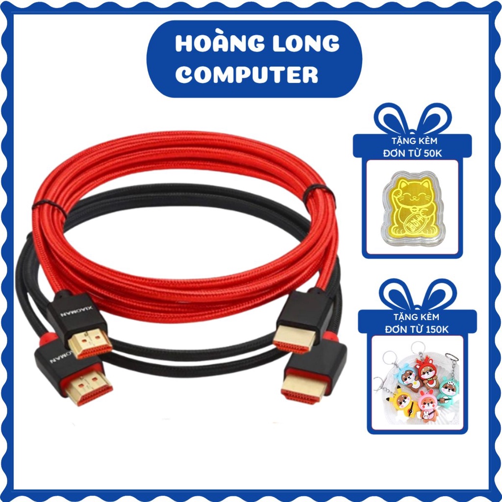 Dây cáp HDMI dây nối cổng HDMI 1M- 3M- 5M Xiaoman / Lenovo chính hãng