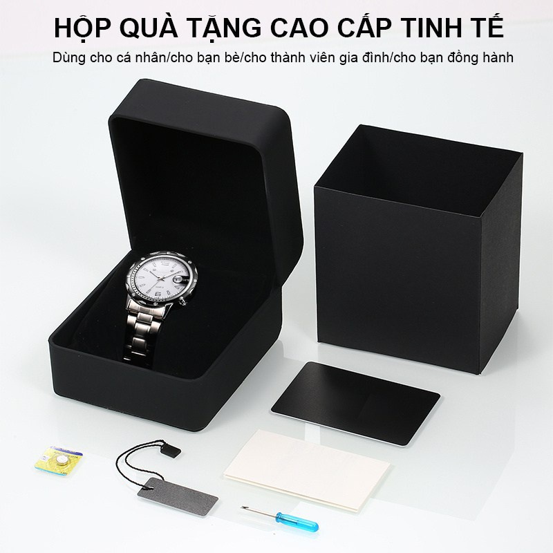 Đồng hồ nam chính hãng thời trang đồng hồ kim seiko chống nước Đồng hồ xem đồng hồ nam dây da