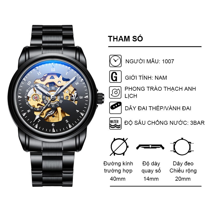 Đồng hồ nam dây da  đồng hồ nam chính hãng  đồng hồ đeo tay nam  watch  đồng hồ da nam  đồng hồ cơ nam