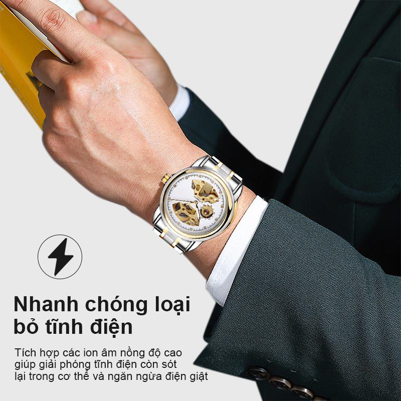 Đồng hồ cơ nam  đồng hồ chống nước  đồng hồ orient nam  đồng hồ nam dây thép  đồng hồ nam dây 00