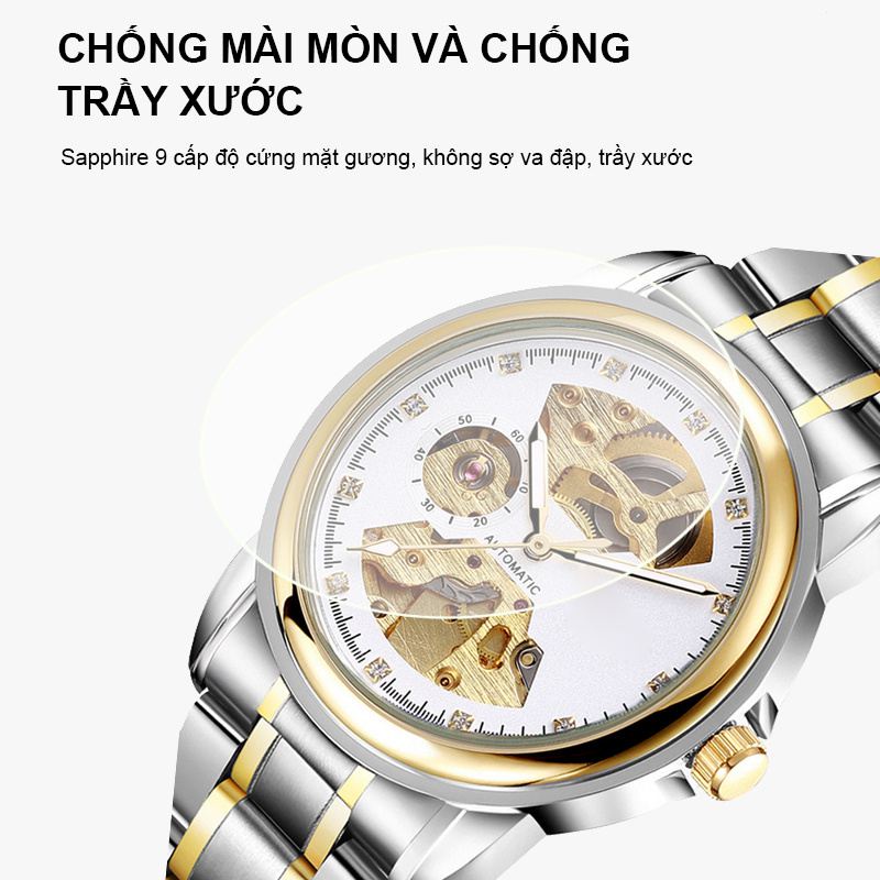 Đồng hồ cơ nam  đồng hồ chống nước  đồng hồ orient nam  đồng hồ nam dây thép  đồng hồ nam dây 00