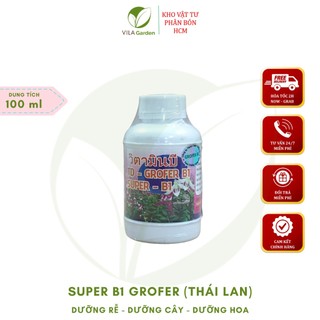 Phân bón lá vitamin b1 thái lan, grofer super roots b1 100ml