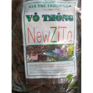 Vỏ thông trồng lan - giá thể trồng lan size 3-4cm