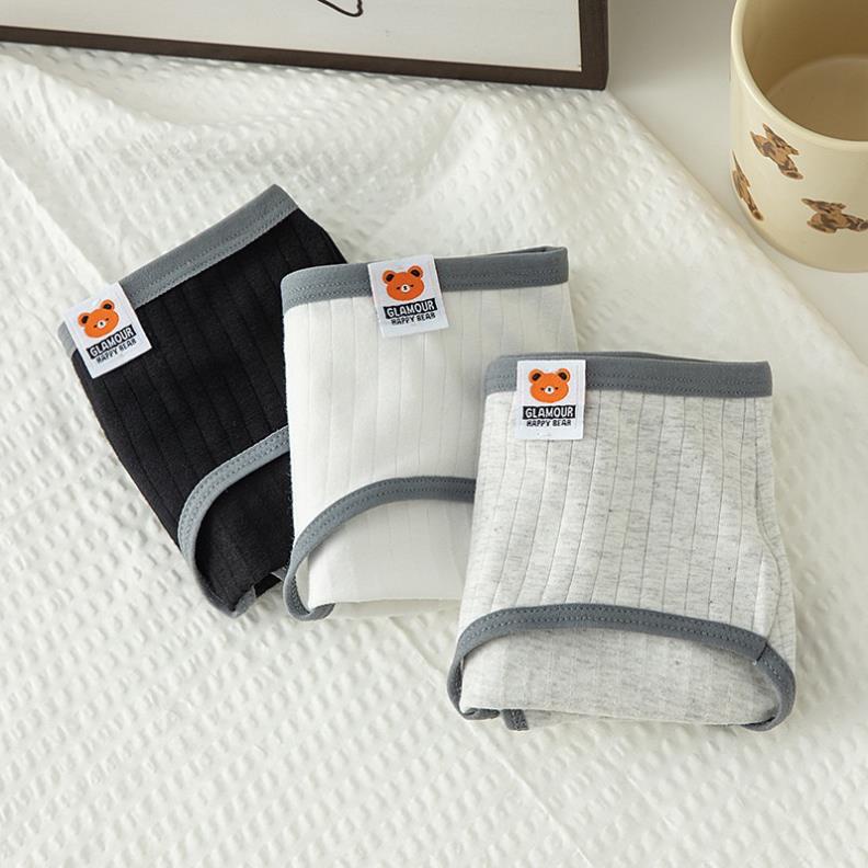 Quần lót nữ cotton kháng khuẩn cao cấp kẻ sọc gấu dễ thương cạp vừa tôn dáng gợi cảm Myna 237