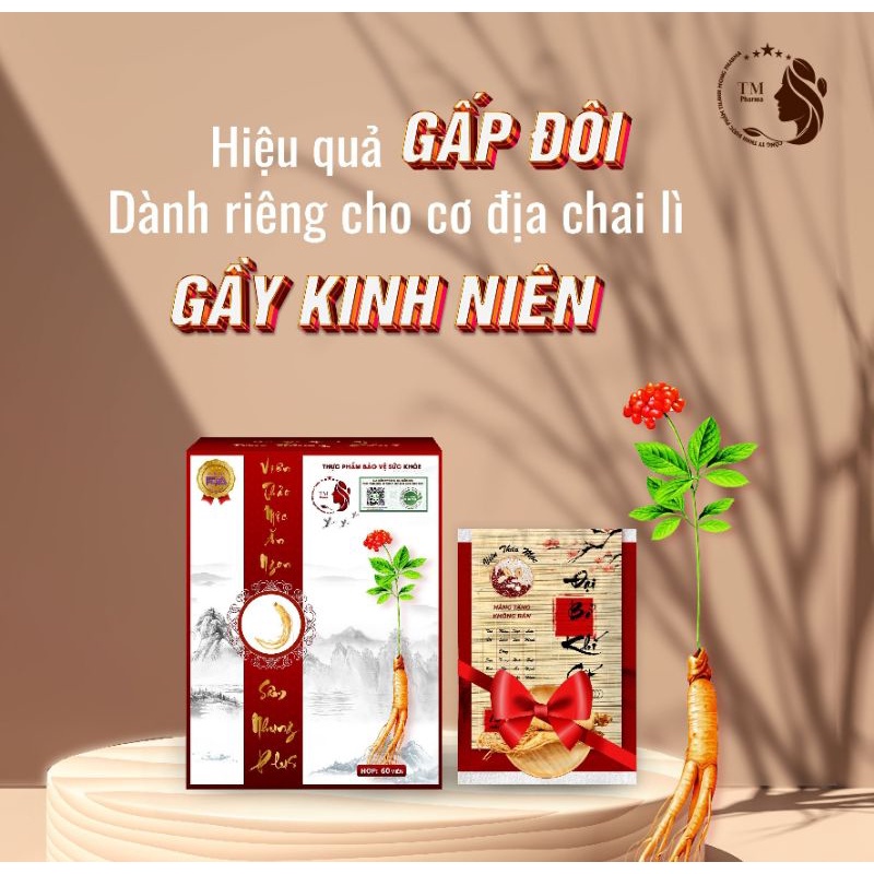 Sâm Nhung Plus tăng cân lọ 60 viên