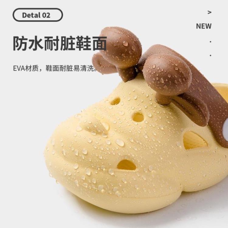 Dép croos cho bé 2-5 tuổi có quai và đế chống trượt hình hươu Melittdeer