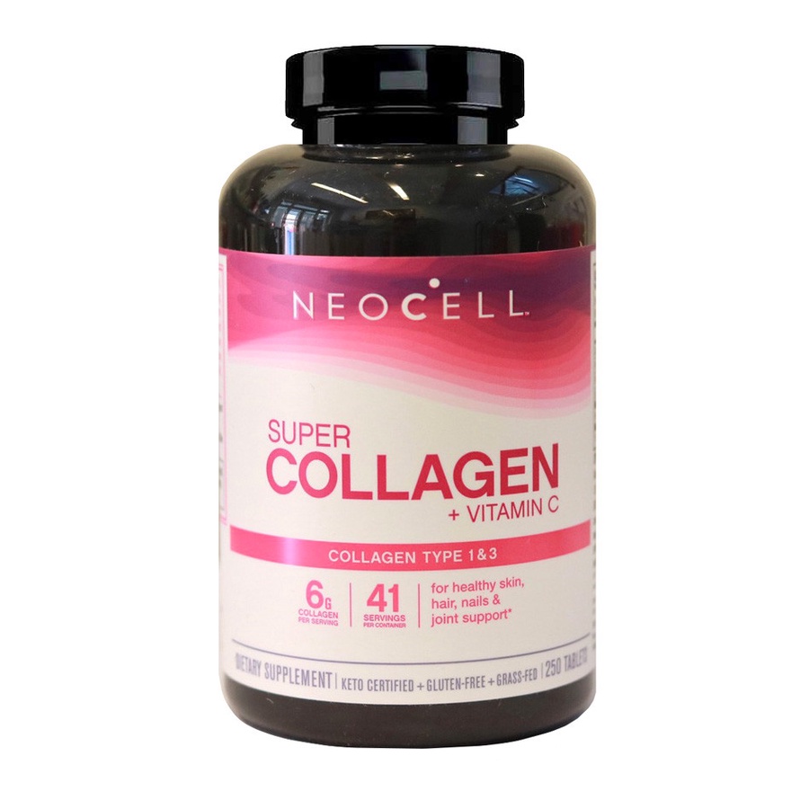 Viên uống làm đẹp da, tóc Healthy Care neocell super collagen vitamin c biotin 250 viên Chợ Việt Úc