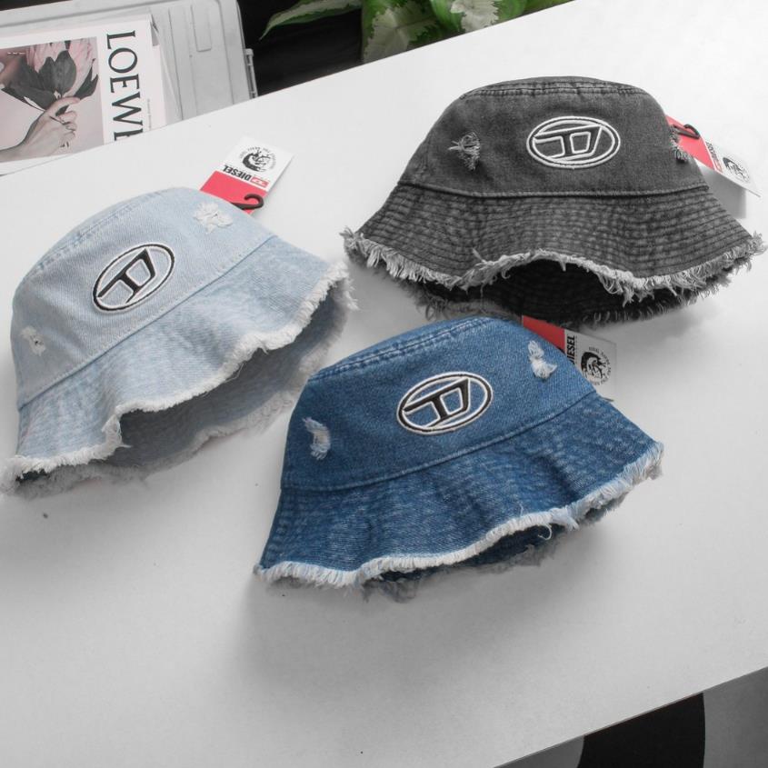 Nón bucket nam nữ, mũ vành tròn jeans nhiều màu thời trang, cá tính