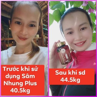 Sâm Nhung Plus tăng cân lọ 60 viên