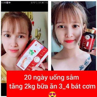 Sâm Nhung Plus tăng cân lọ 60 viên