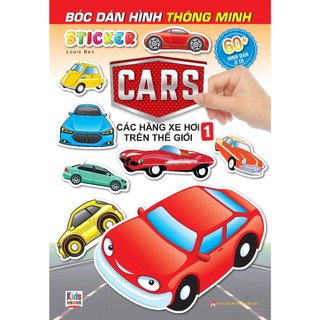 Sách - Bóc Dán Hình Sticker Thông Minh - Cars: Các Hãng Xe Hơi Trên Thế Giới Tập 1