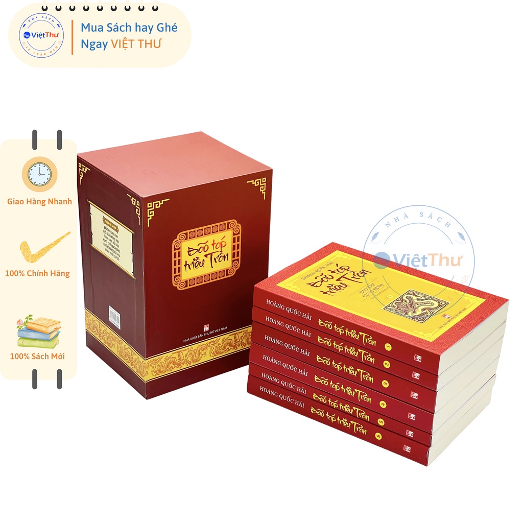 sách - Trọn Bộ Bão Táp Triều Trần - Hoàng Quốc Hải