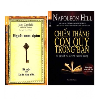Sách - combo người nam châm - bí mật của luật hấp dẫn + chiến thắng con quỷ trong bạn