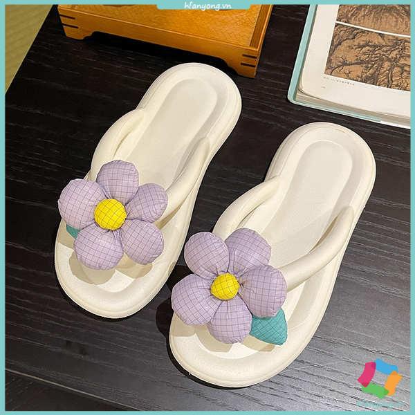 Sandal nữ mùa hè mới dễ thương hoa thời trang