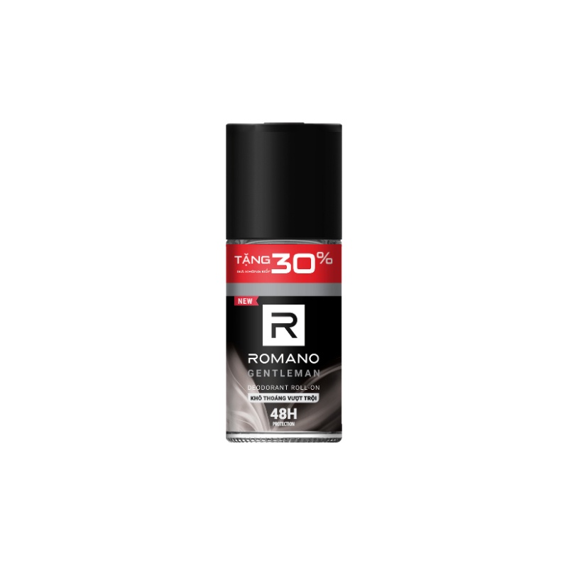[HÀNG TĂNG DUNG TÍCH] Lăn khử mùi nam kháng khuẩn & khô thoán cả ngày Romano 65ml/chai - 6 mùi có sẵn