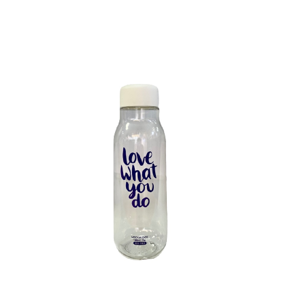 [GIAO NGẪU NHIÊN] Bình đựng nước Lock&Lock 500ml - HAP654PUP-02 - Nắp màu trắng, chữ Màu tím (Love-what-you-do)