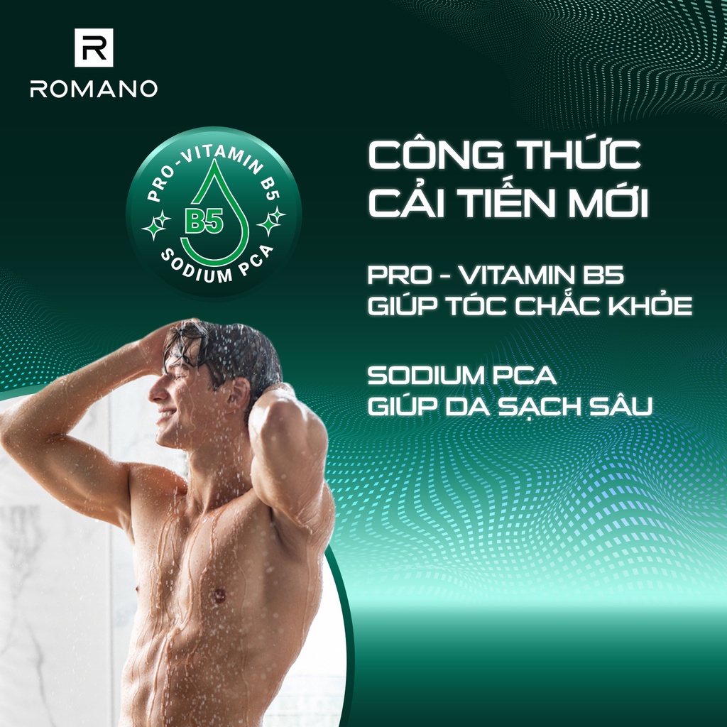 Combo 2 Tắm gội 2 trong 1 Romano Attitude/Gentleman/Force/Classic 2in1 650g/chai - 4 Mùi hương có sẵn