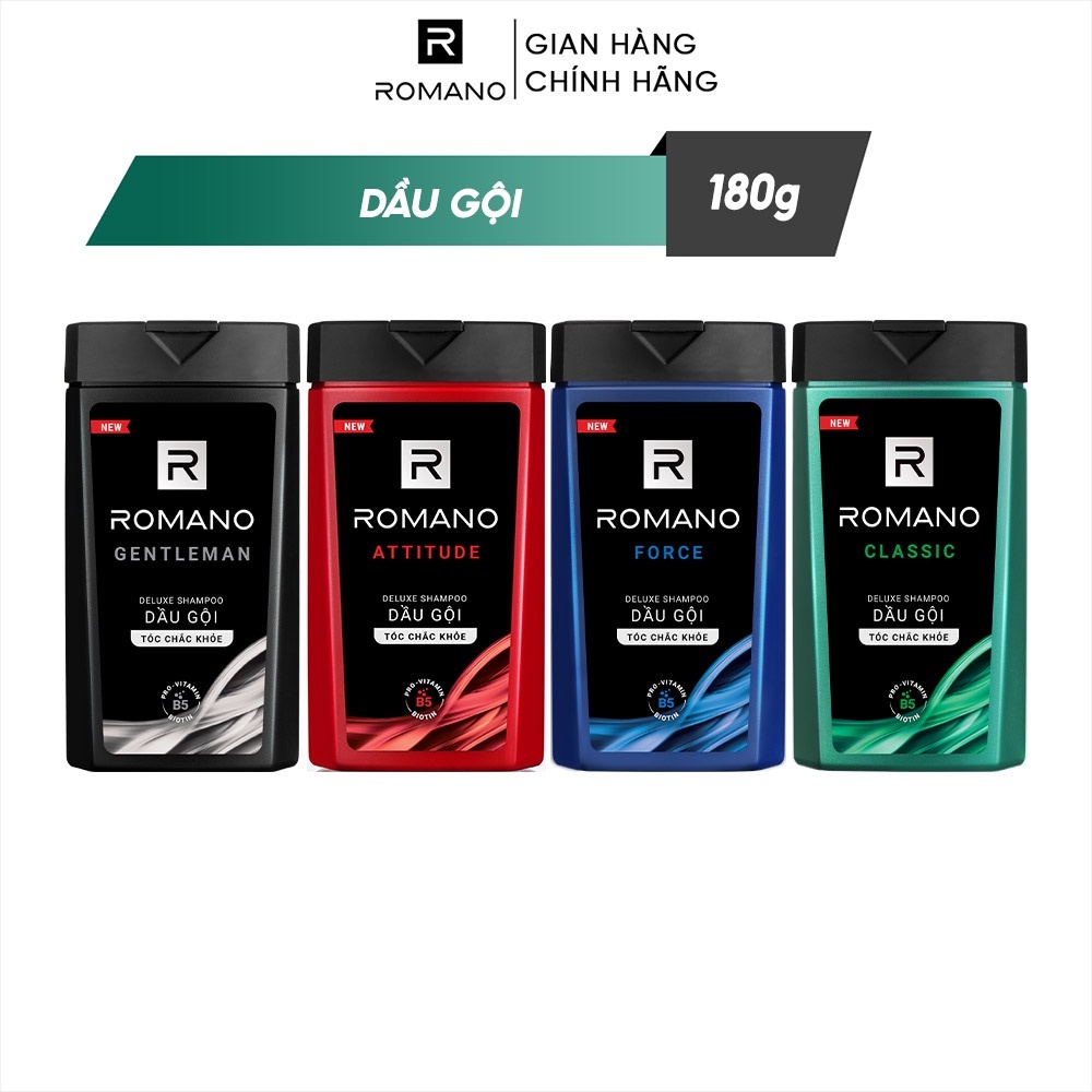 Dầu gội Romano hương nước hoa 180g