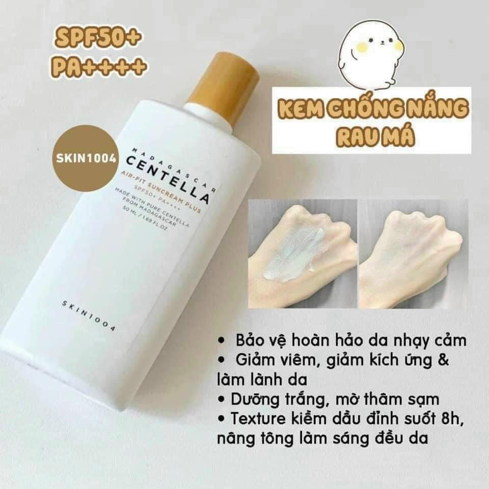 Kem chống nắng Skin1004 Madagascar Centella Air-Fit SunCream Plus SPF50+PA++++