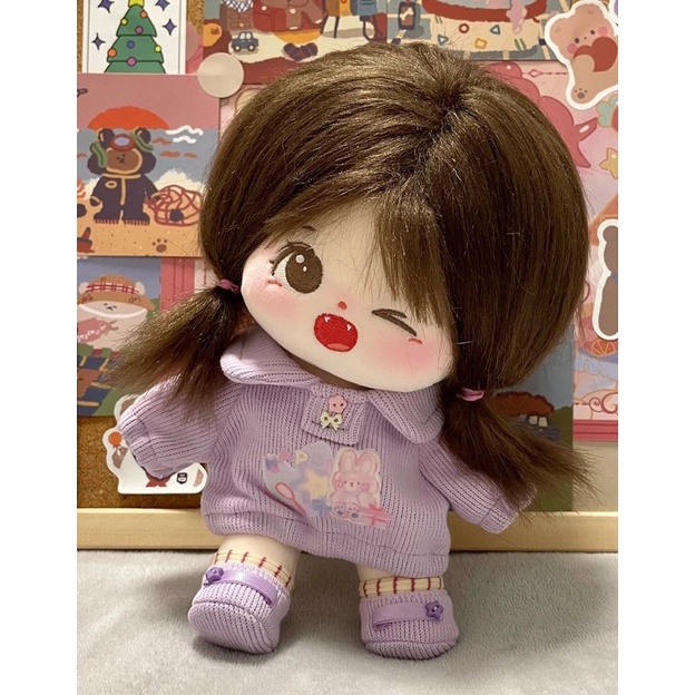 outfit áo 20cm dành cho búp bê doll bông 20cm