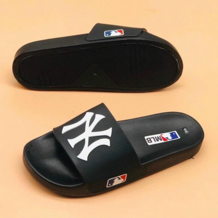 Dép Nam Nữ, Dép Quai Ngang Nam Nữ NY MLB Hot Trend, Dép Sandal - Đế Chống Trơn, Sang, Đẹp. BH 12 Tháng!