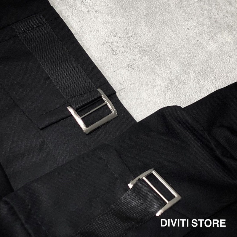 Quần túi hộp dây rút trắng 0346-36