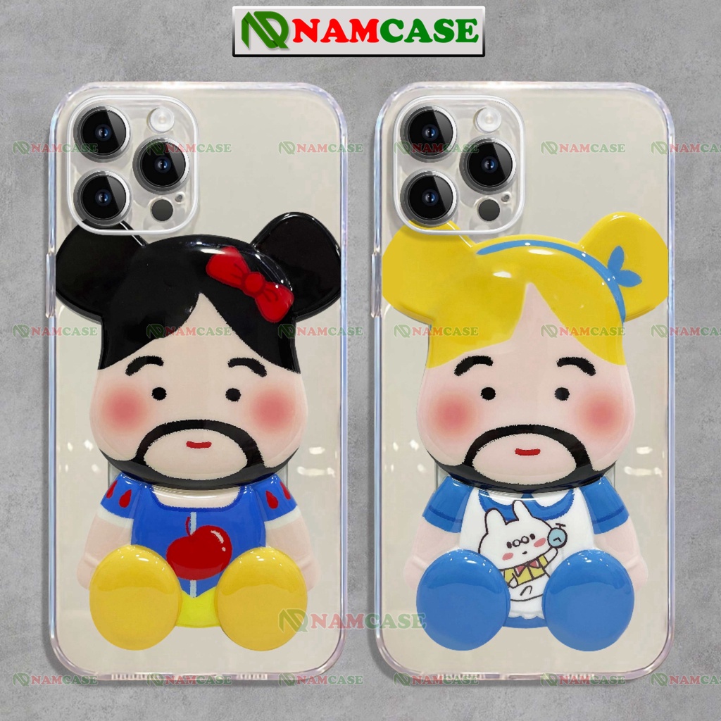 Ốp lưng iphone cặp đôi hoạt hình độc lạ ngộ nghĩnh dễ thương đẹp cho ip 6/6s/7/8/X/XS/11/12/13/14 Pro Plus Max