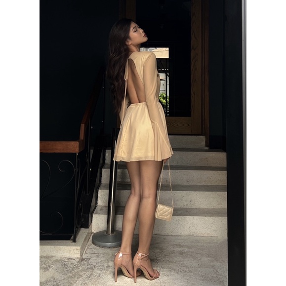 ĐẦM ROSE BLACK PINK ĐẦM ĐI TIỆC HỞ LƯNG VIIBODYSUIT