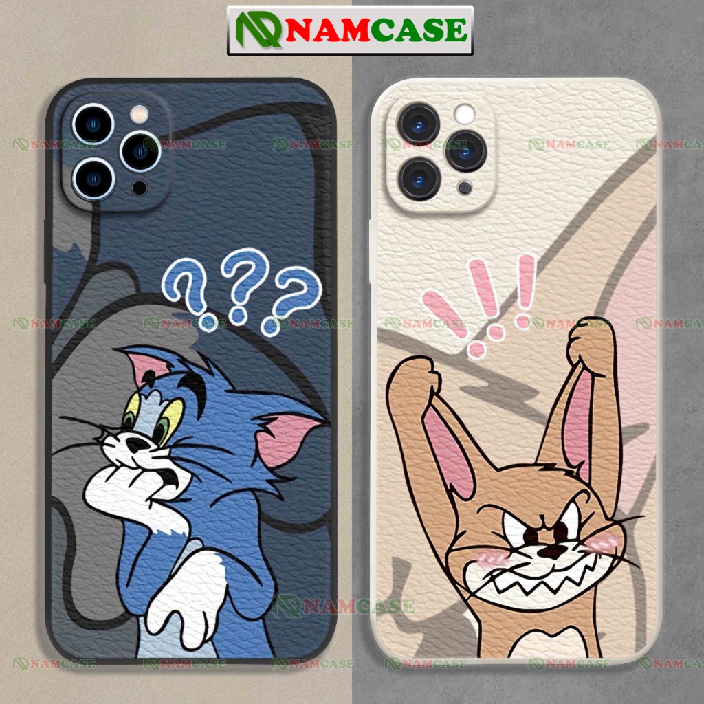 Ốp lưng iphone cặp đôi hoạt hình tom vaf jerry cute ngộ nghĩnh dễ thương đẹp ip 6/6s/7/8/X/XS/11/12/13/14 Pro Plus Max