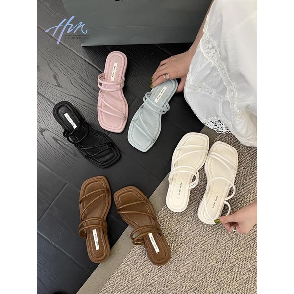 Sandal Đế Thấp Thiết Kế Mới Thời Trang Mùa Hè 2023